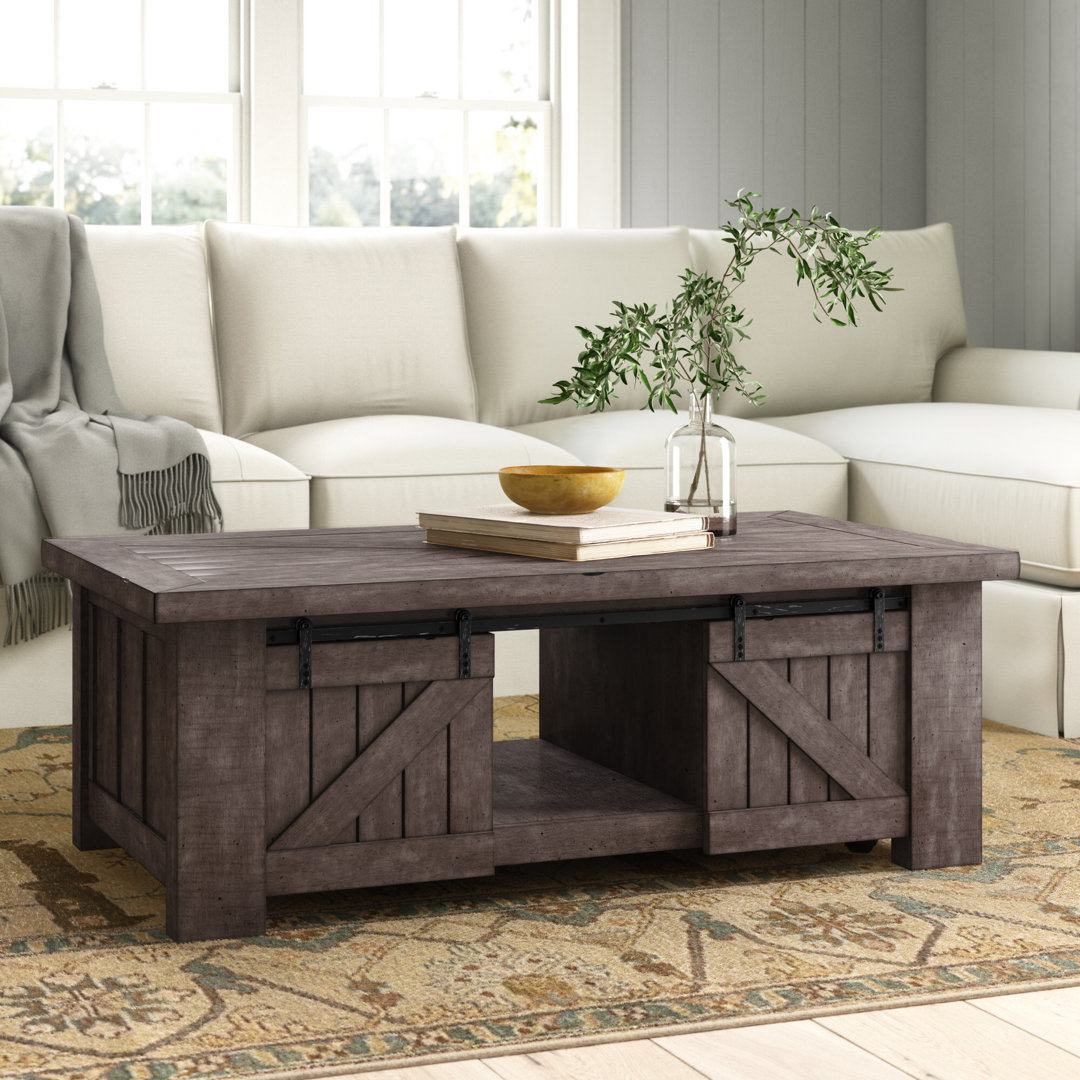 Amed Solid Wood Coffee Table Darby Home Co