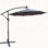 10 ft Outdoor Patio Umbrella Solar Powered LED Lighted Sun Shade Market Waterproof 8 Ribs Umbrella