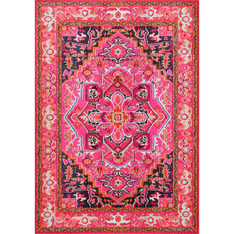 Otisville Pink Rug, Rectangle 91 x 152cm