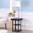 Madison 56 in. Modern LED Bedside Table Lamp with Fabric Drum Shade and Built-In USB Port