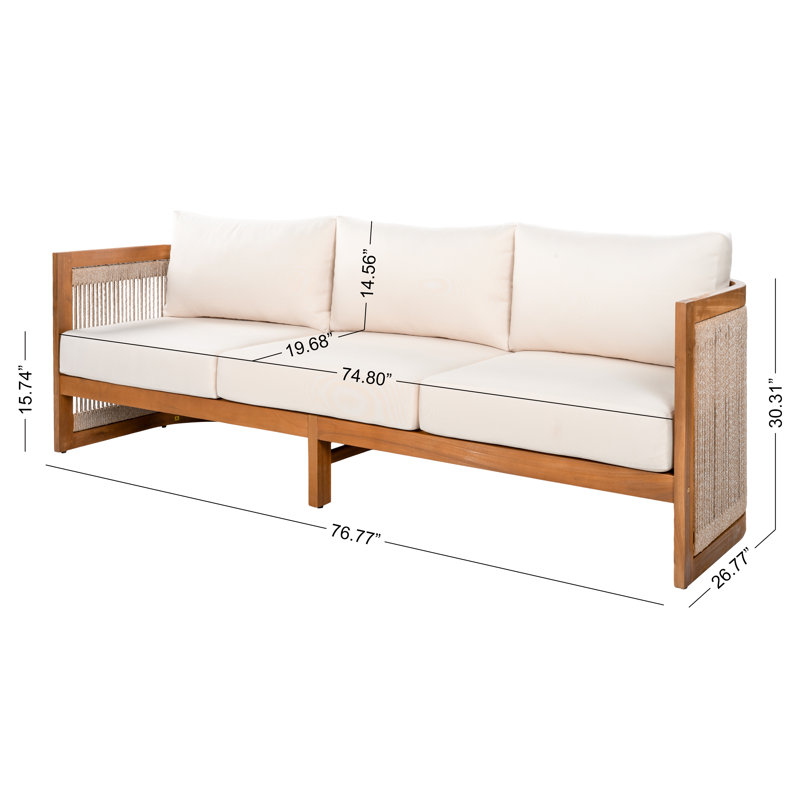 Ensemble de conversation pour l'extérieur en bois d'acacia Helix, 5 pièces: 2 tables, 2 chaises, canapé