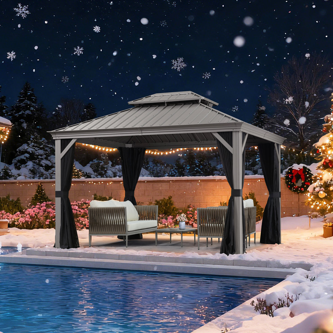 Purple Leaf Aluminum Patio Gazebo Purple Leaf