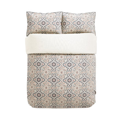 Nena Cotton Percale Duvet Cover Set