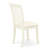 Danbury Kitchen Dining Chairs - Slat Back Wooden Seat Chairs, Set of 2, Linen White-860771817-915570548