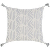Tassels Cotton Reversible Pillow Cover