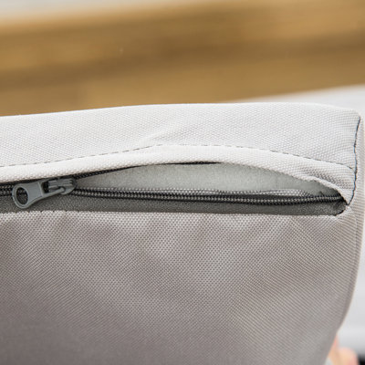 Niche pour chien: lit surélevé pour intérieur / extérieur. Auvent pliable, toit imperméable, structure en métal. Chat l 35,5 po x P 23,5 po x H 25,5 po avec petits chats moyens, intérieur extérieur, café
