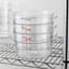 Vigor 8 pte Contenant alimentaire transparent en polycarbonate - homologué NSF, lavable au lave-vaisselle, empilable