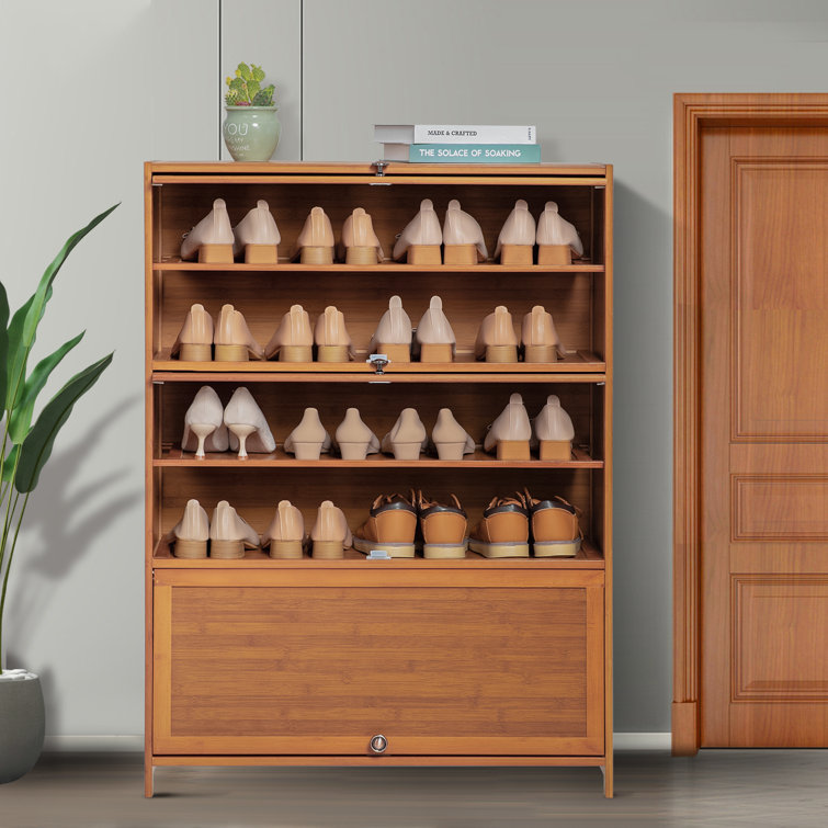 30 Pair Shoe Storage Cabinet Latitude Run