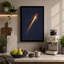 Rocket Through Stars Modern - Wrapped Canvas-1324990690-1324990694