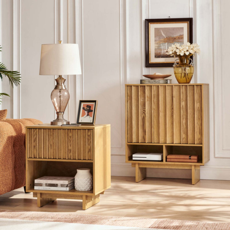 Buffet Mid Mid Modern, Naturel
