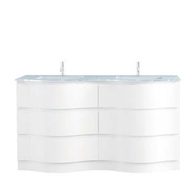 Ensemble de meuble-lavabo autoportant à 3 tiroirs l 60 po x P 21 po Gabbie