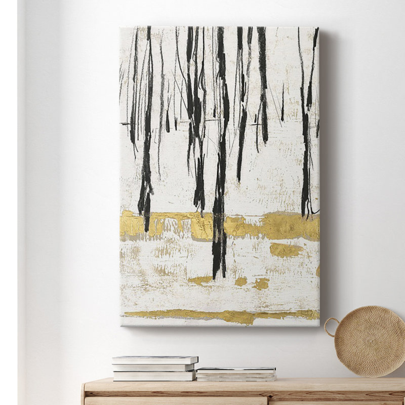 «Gilded Winter II», reproduction sur toile tendue, H 18 po x l 12 po x P 1,5 po