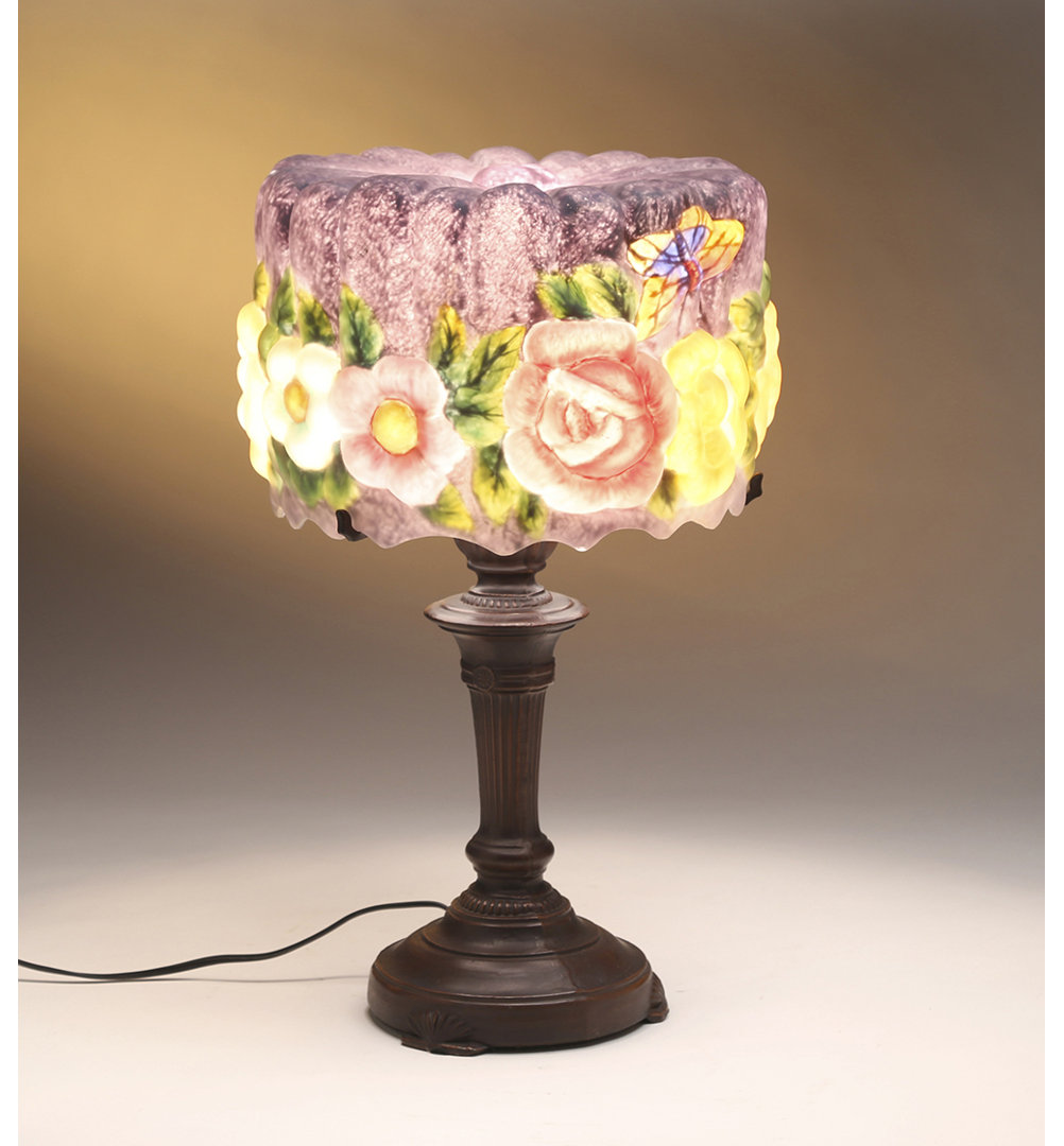 Eiler Floral 19" Table Lamp Astoria Grand