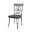Chaise d'appoint Kadean Gunmetal (2 pièces)