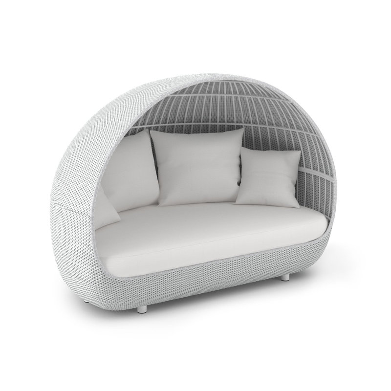 Lagoon Twin Metal Daybed with Mattress