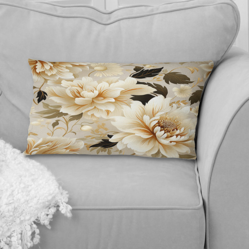 Floral Throw Pillow