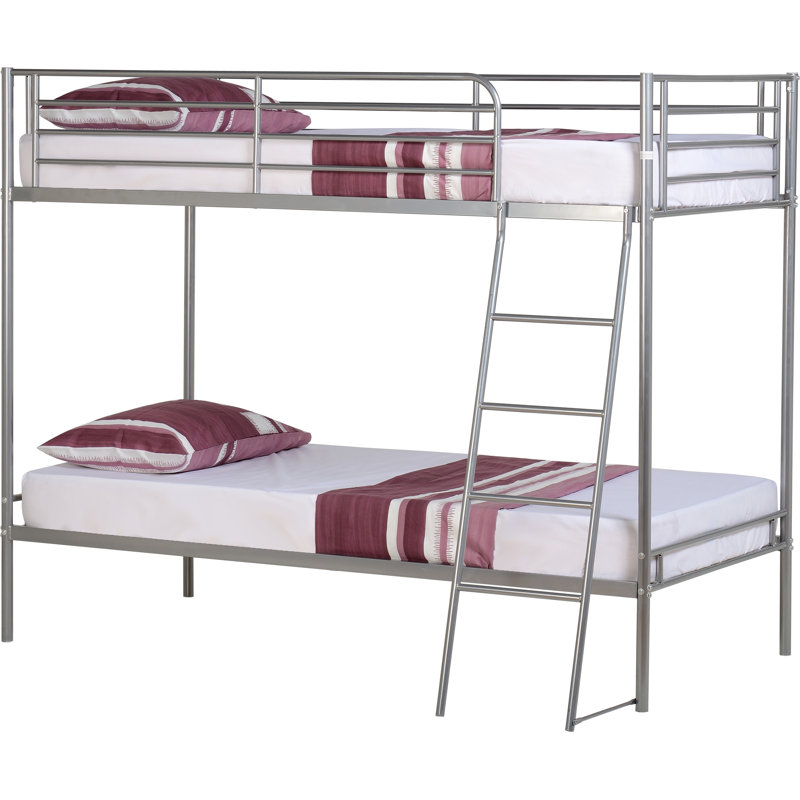 Dore Single Bunk Bed, Silver