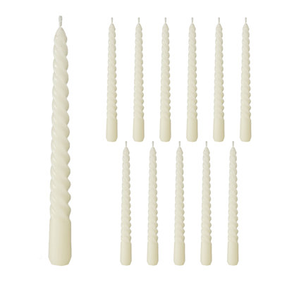 Bougie torsadée sans parfum Twist