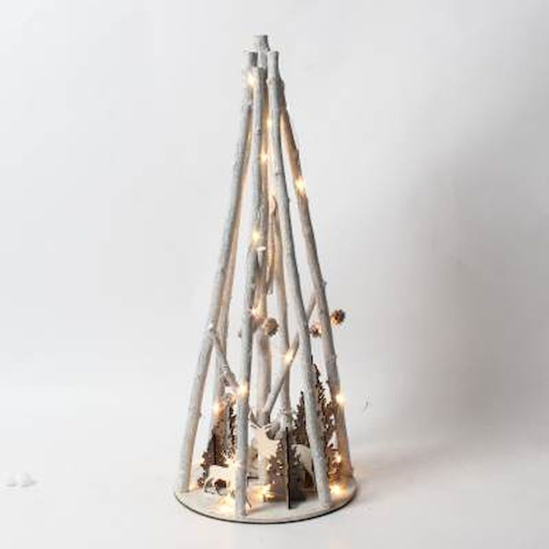 Sculpture conique avec cerf Neelyville