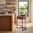 Bradley Genuine Leather Bar & Counter Stool