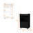 Macadamia 1-Door Bar Cart-629752295