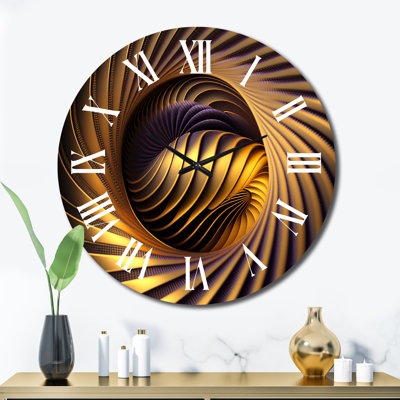 Horloge murale Op-Art Retro