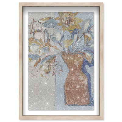 Abstract Sunflowers Print by Oliver Gal