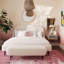  Denise Cream Boucle Bench