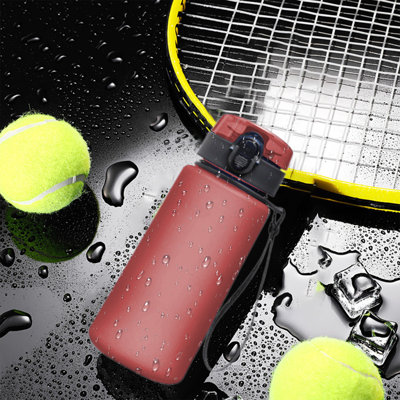 Bouteille d'eau Étanche Bouteille d'eau de sport avec poignée Tasse pour salle de sport