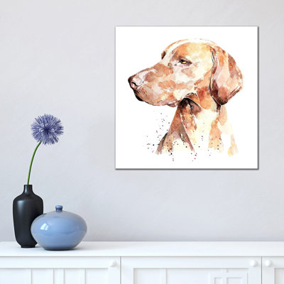 Vizsla A Penny For Your Thoughts - Wrapped Canvas Painting