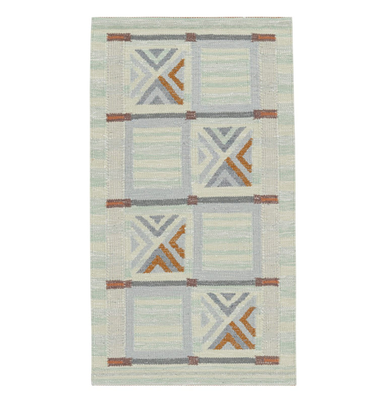 Scandinavian Wool Geometric Area Rug, Rectangle 13' x 19'