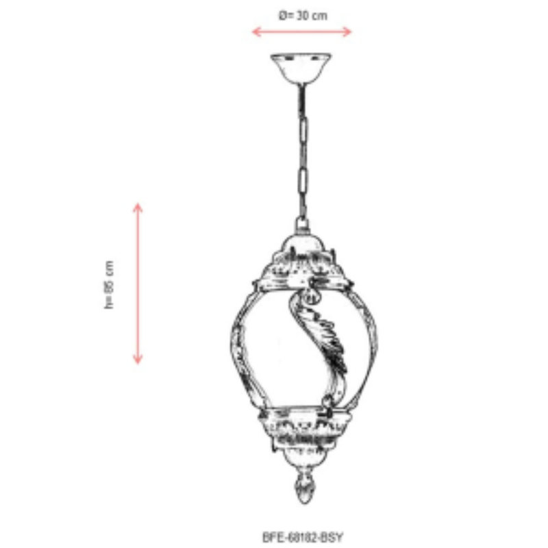 Abdulghani 1 - Light Black Single Pendant