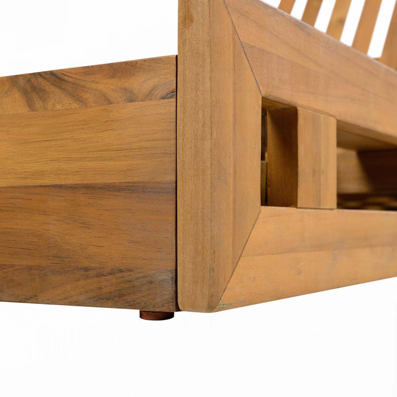 Patio Wood Chaise Lounge