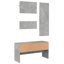 4 Piece Hallway Furniture Set Engineered Wood-393984833