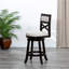 Tabouret confortable à dossier en X avec structure durable et options personnalisables