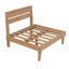 Lit de jour modulaire Airloom avec structure en bois d'acacia et coussins épais