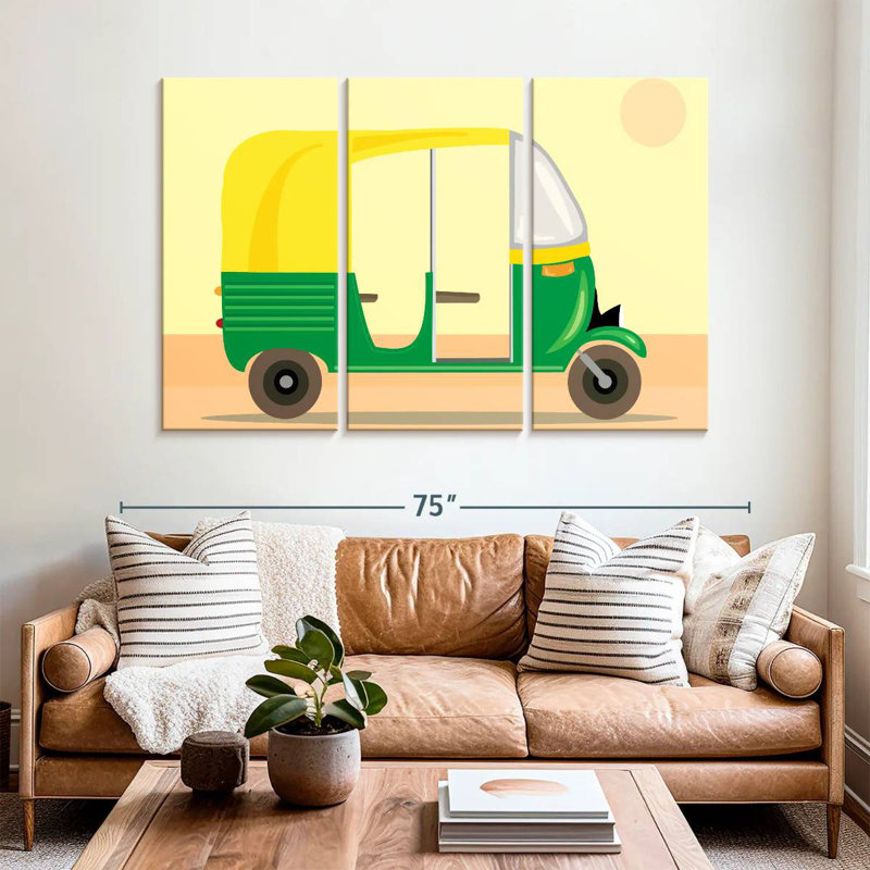 Mehar Motor Rickshaw, 42" H x 65" W