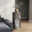 Square Faux Marble and Concrete End Table-183224222-183224223