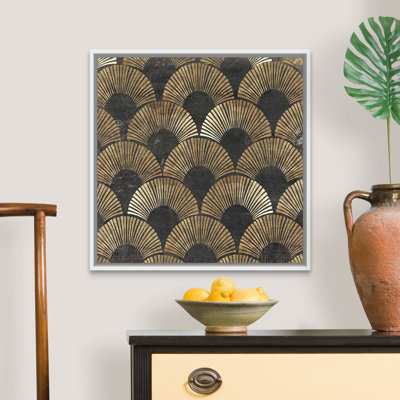 «Golden Art Deco II» par Aimee Wilson, reproduction sur toile