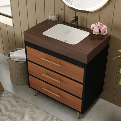 Meuble-lavabo French Country