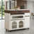Walnut Wood/Cream White selected