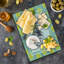 Ambesonne Hello Summer Tempered Glass Cutting Board Yellow Pineapples Multicolor