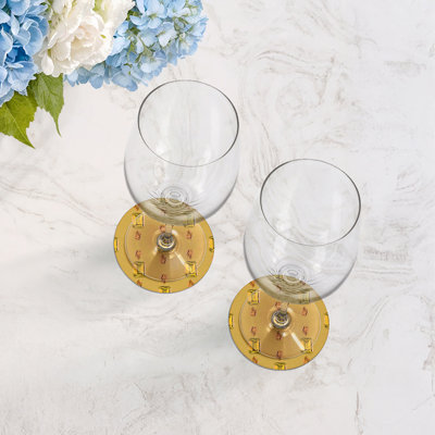 Sous-verres ronds en cuir vegan