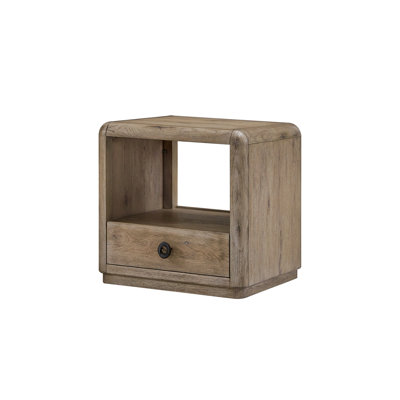 Knotty English Oak End Table