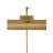 4" H x 16" W Adjustable Pivoting Picture Light Wall Sconce with Optional Plug-in and Cord Cover-107131030