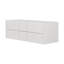   Ensemble de meuble-lavabo mural rectangulaire rectangulaire de 61 po avec ensemble de comptoir en marbre blanc de Carrare de 61 po Ensuko-1188526882-1188526886