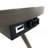57" Round Sofa Side Table W/ Lamp And Power Station
