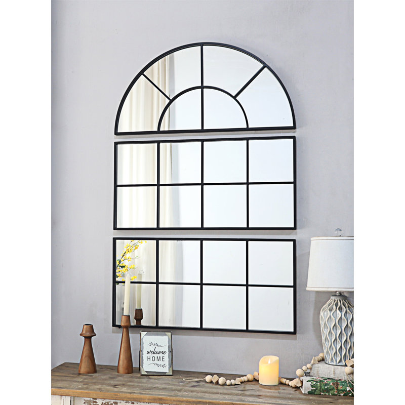 Wall Mirror With Three Separate Sections