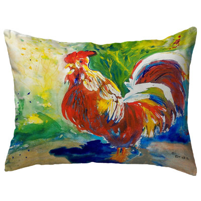 Outdoor Reversible Throw Pillow