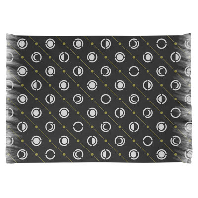 Tapis à phases noires lune phases